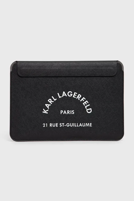 czarny Karl Lagerfeld Pokrowiec na laptopa KLCS133RSGSFBK Unisex