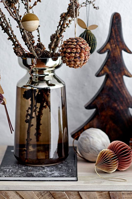 Bloomingville wazon dekoracyjny brązowy