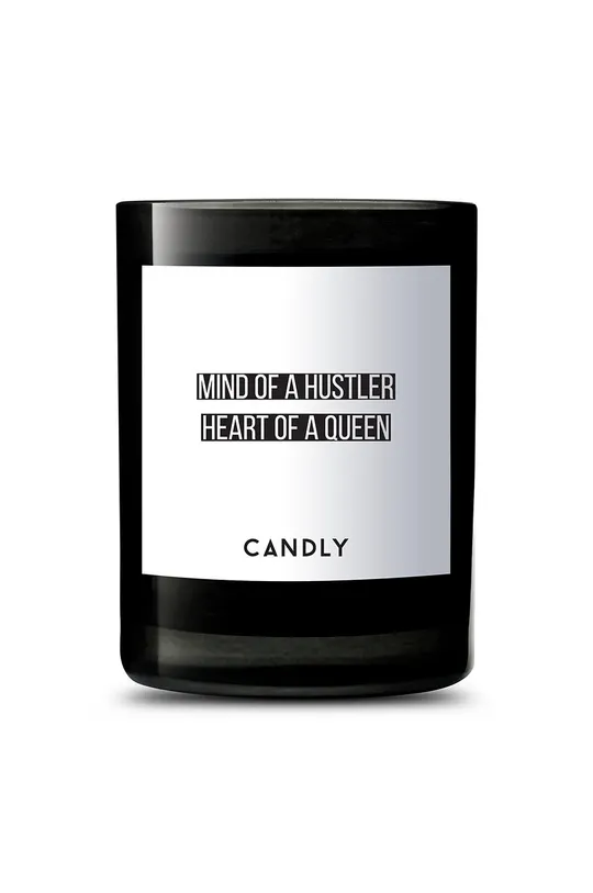 črna Candly dišeča sveča Mind of a Hustler / Heart of a Queen Unisex