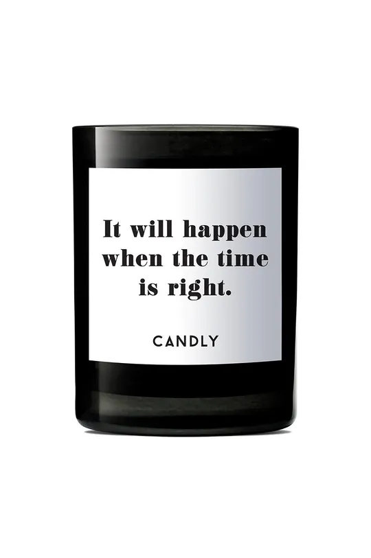 μαύρο Candly - Αρωματικό κερί It Will Happen When The Time Is Right Unisex
