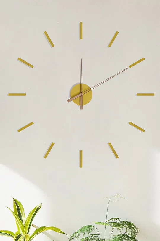 Balvi orologio da parete giallo
