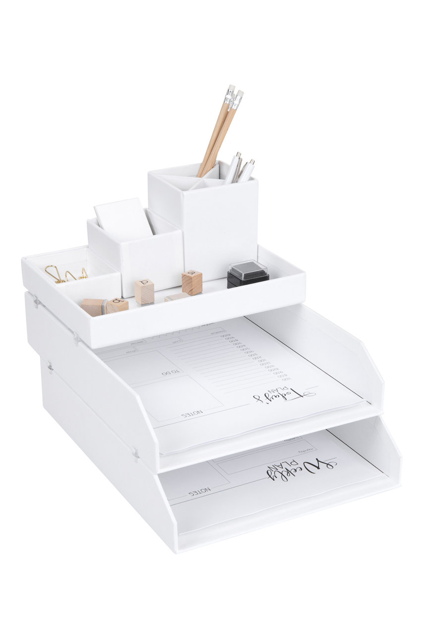 Cassettiera Da Scrivania Bigso Box - 2 Cassetti, Design Minimal, Grigio, In Fibra Di Legno - Foto 10