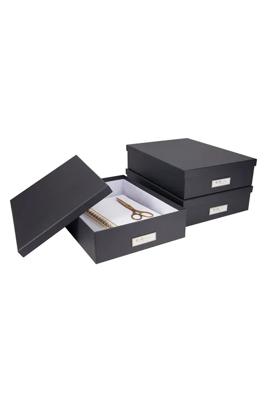 серый Bigso Box of Sweden ящик для хранения Oskar