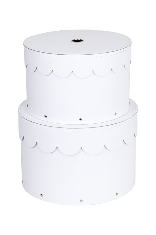 biela Bigso Box of Sweden - Sada úložných krabíc Wilma (2-pak) Unisex