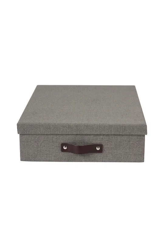 Bigso Box of Sweden Úložná krabica Oskar sivá