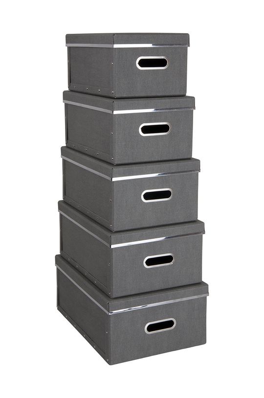 gri Bigso Box of Sweden - set de cutii de depozitare Joachim (5-set) Unisex