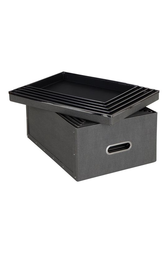 Bigso Box of Sweden Набір коробок для зберігання Joachim (5-set) сірий