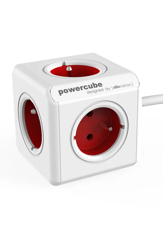 czerwony PowerCube rozgałęźnik modułowy PowerCube Extended 1,5 m RED Unisex