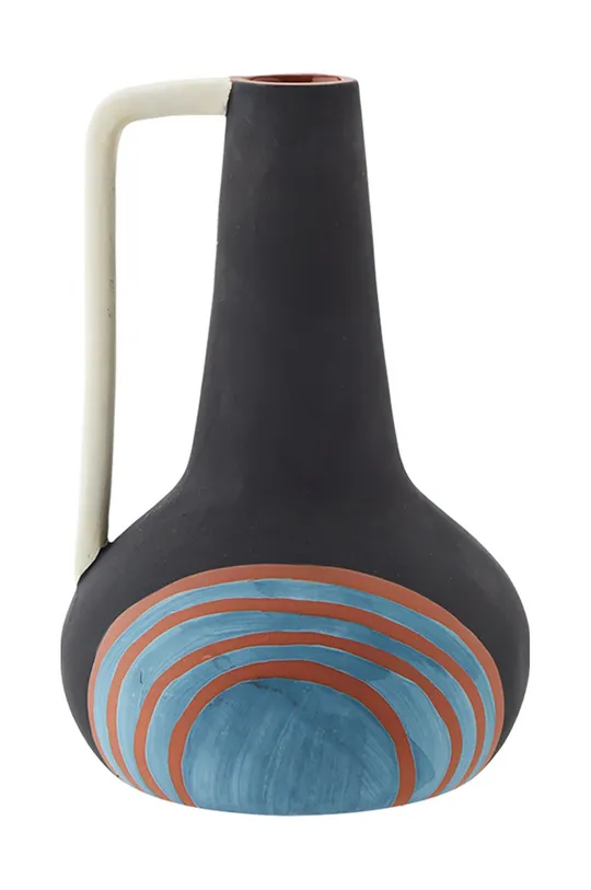 črna Madam Stoltz dekorativna vaza Unisex