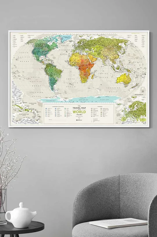 1DEA.me χάρτης-ξυστό Travel Map