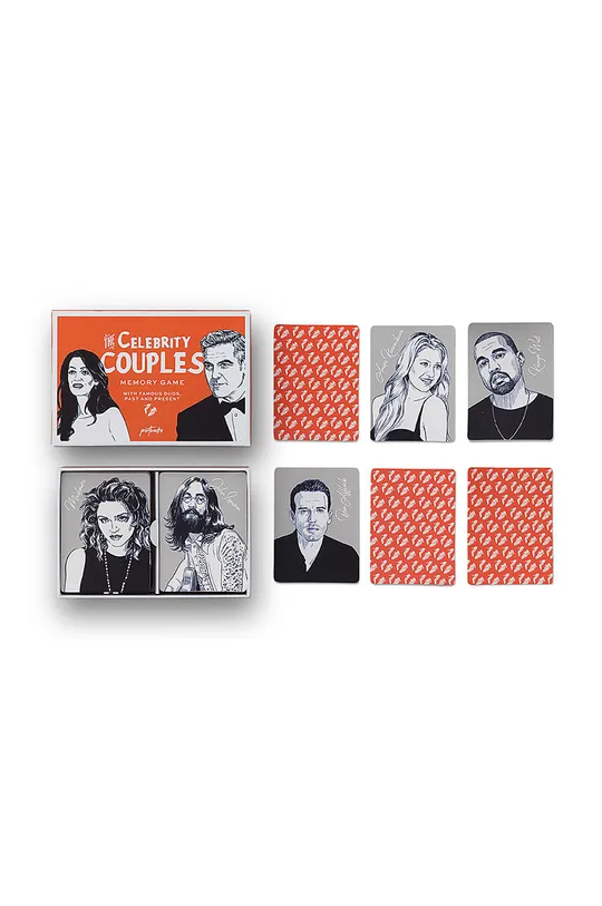 viacfarebná Printworks Hra Memory Celebrity couples Unisex