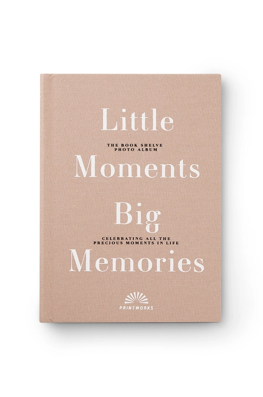 beżowy Printworks fotoalbum Little Moments Unisex