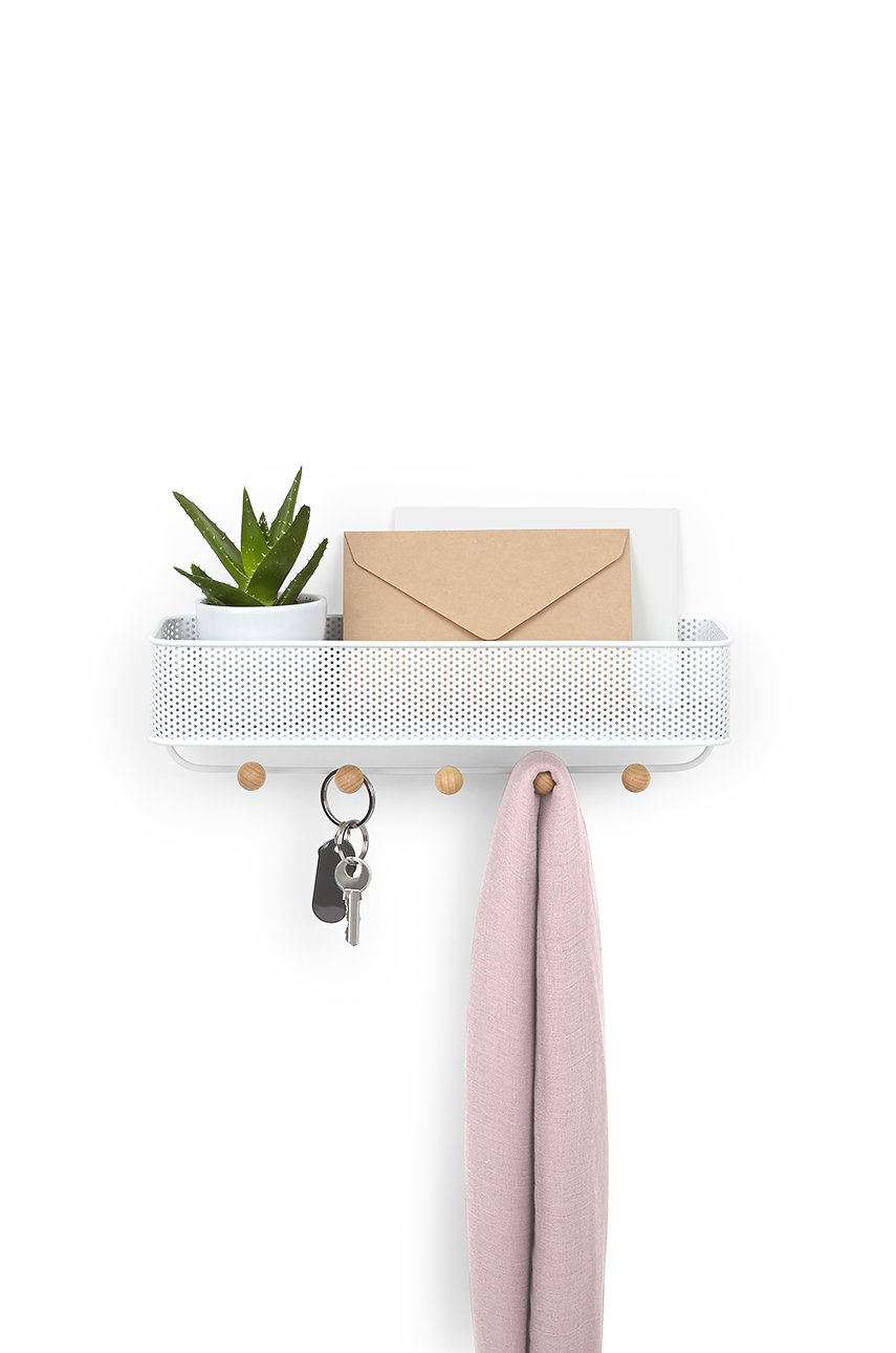 Appendiabiti / Mensola In Metallo RACK | Appendiabiti Da Parete