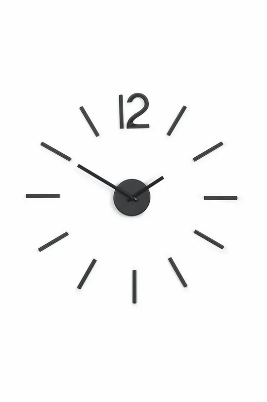 чорний Umbra Настінний годинник Unisex