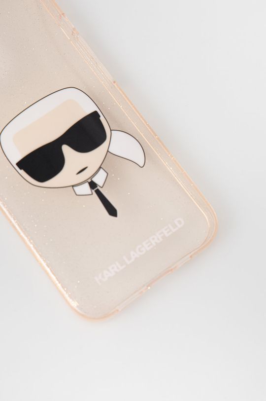 Karl Lagerfeld etui na telefon iPhone 13 KLHCP13MKHTUGLGO złoty