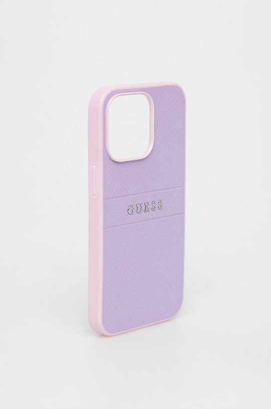 Guess etui na telefon iPhone 13 Pro / 13 fioletowy