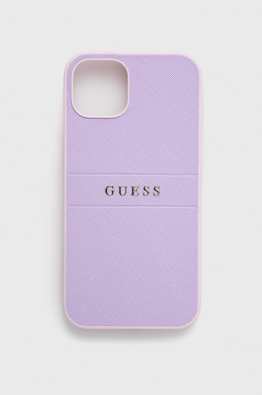 fioletowy Guess etui na telefon iPhone 13 Unisex