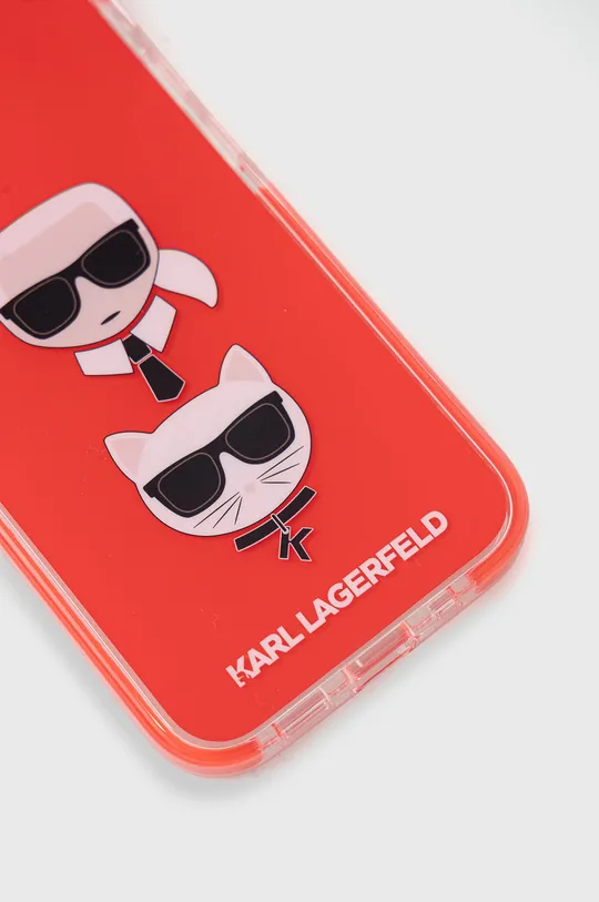 Karl Lagerfeld etui na telefon iPhone 13 mini KLHCP13STPE2TR czerwony