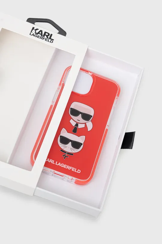 Karl Lagerfeld etui na telefon iPhone 13 mini KLHCP13STPE2TR Materiał syntetyczny
