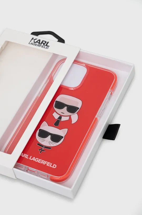 Karl Lagerfeld etui na telefon iPhone 13 Pro Max KLHCP13XTPE2TR Materiał syntetyczny