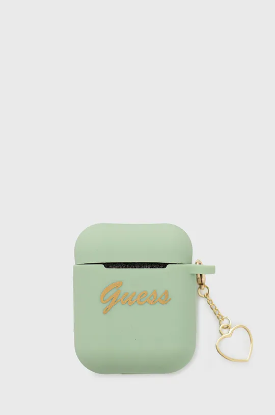 зелёный Чехол на airpods Guess Airpods Cover Unisex