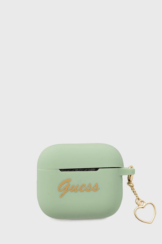 zielony Guess pokrowiec na airpods AirPods 3 cover Unisex