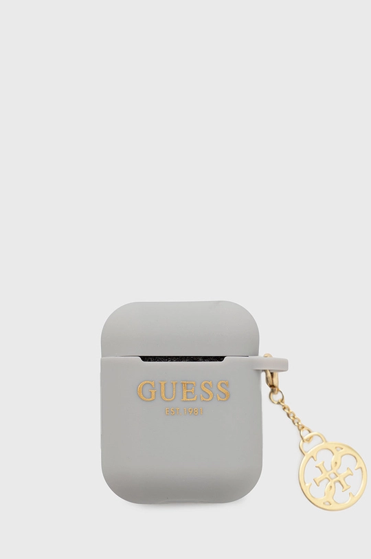 серый Чехол на airpods Guess Airpods Cover Unisex