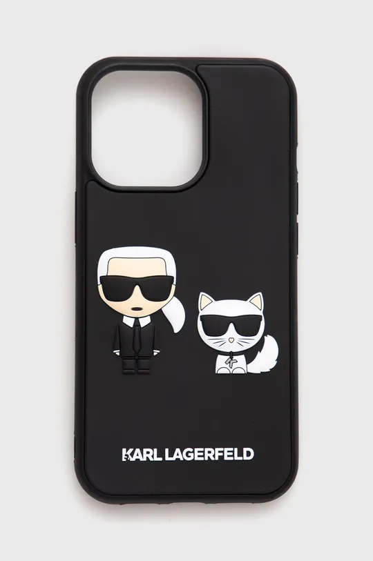 чёрный Чехол на телефон Karl Lagerfeld Iphone 13 Pro / 13 6,1 Unisex