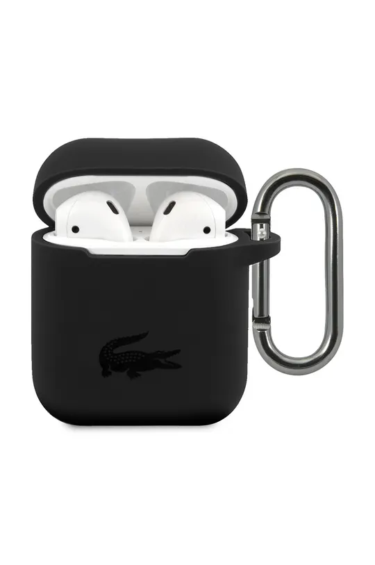 fekete Lacoste airpod tartó Airpods Cover Uniszex