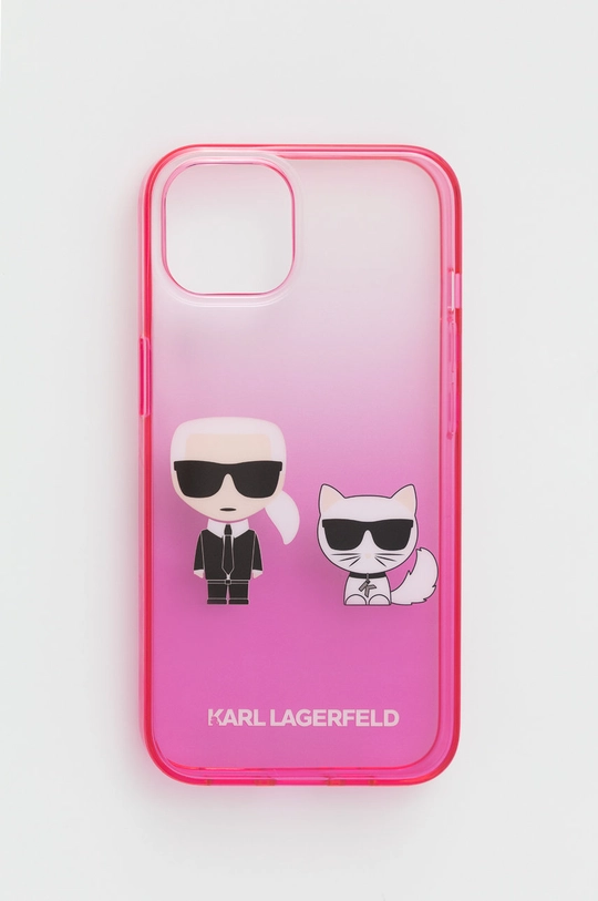 ružová Puzdro na mobil Karl Lagerfeld Iphone 13 6,1'' Unisex