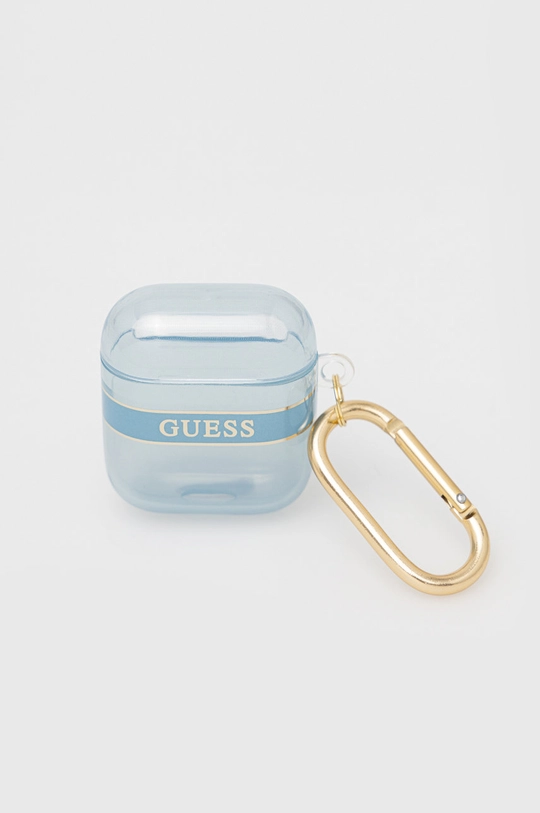 niebieski Guess pokrowiec na airpods AirPods cover Unisex