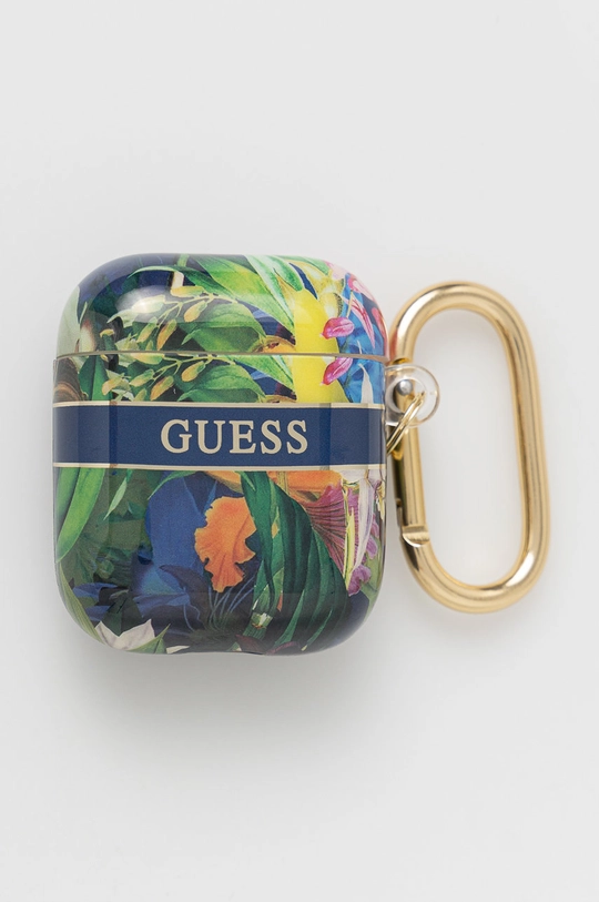 niebieski Guess pokrowiec na airpods AirPods cover Unisex