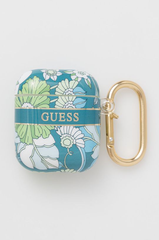 zielony Guess pokrowiec na airpods AirPods cover Unisex