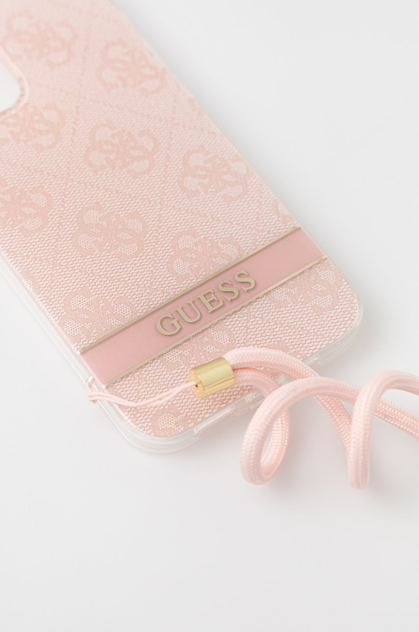 Чохол на телефон Guess Iphone 12/12 Pro колір рожевий | ANSWEAR.ua