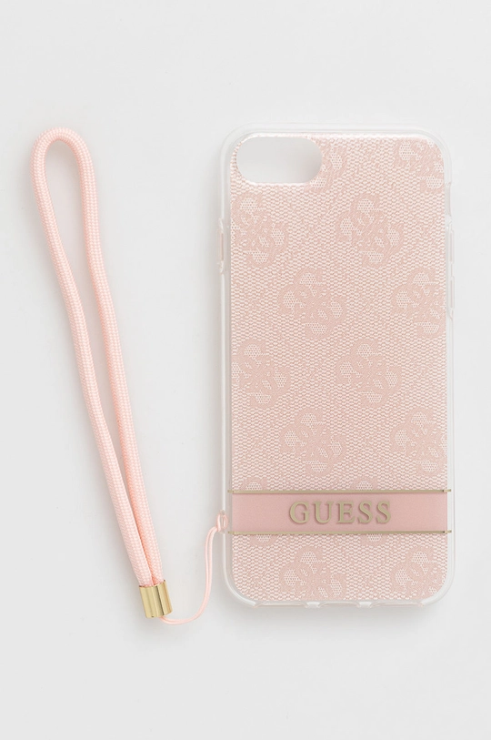 różowy Guess etui na telefon iPhone SE 2022 / SE 2020 / 7/ 8 Unisex