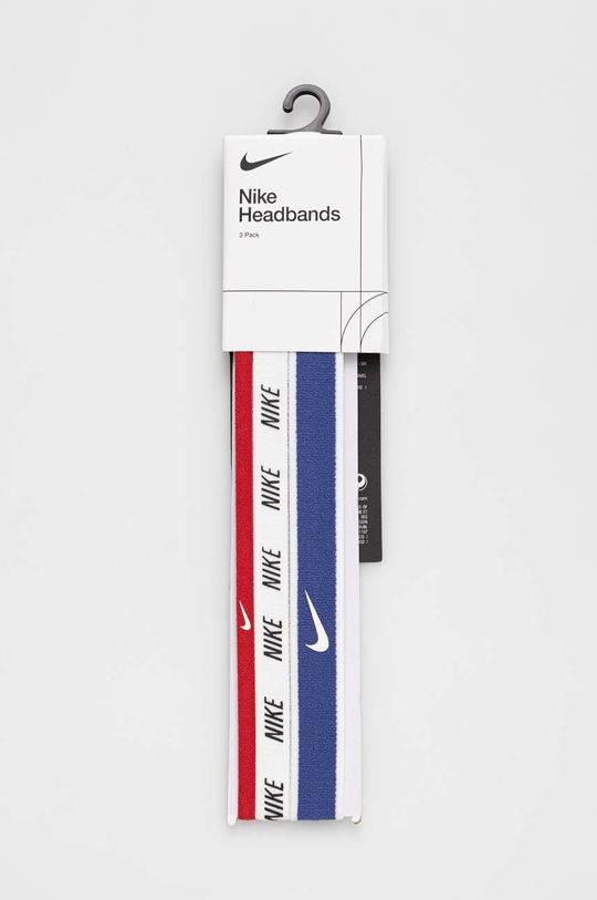 czerwony Nike opaski na głowę 3-pack Unisex