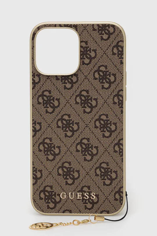 hnedá Puzdro na mobil Guess Iphone 13 Pro Max 6,7'' Unisex