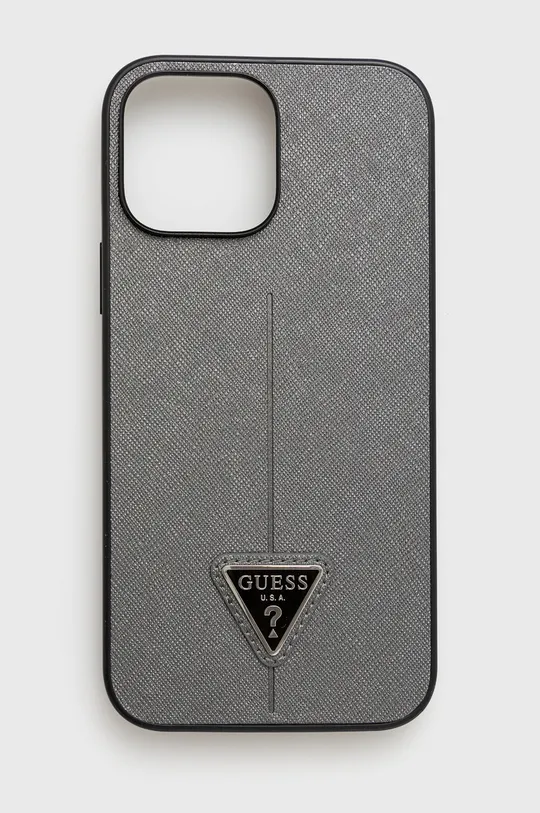 srebrny Guess etui na telefon iPhone 13 Pro Max 6,7'' Unisex