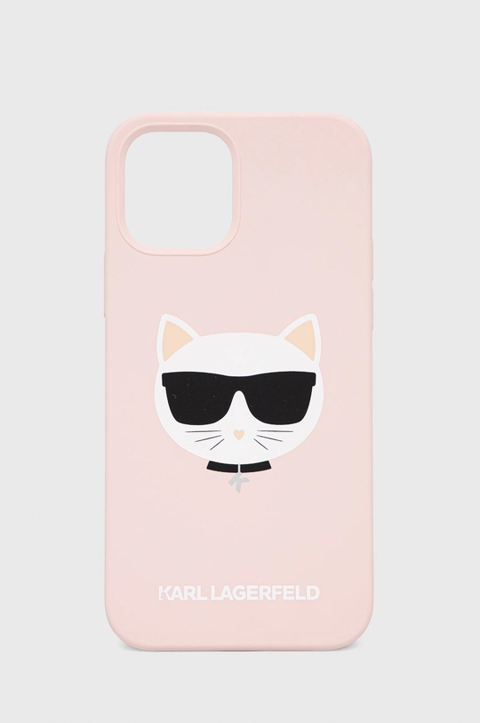 różowy Karl Lagerfeld etui na telefon iPhone 12/12 Pro 6,1