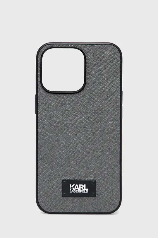 ασημί Θήκη κινητού Karl Lagerfeld Iphone 13 Pro / 13 6,1