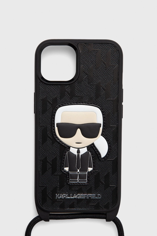 čierna Puzdro na mobil Karl Lagerfeld Iphone 13 6,1'' Unisex