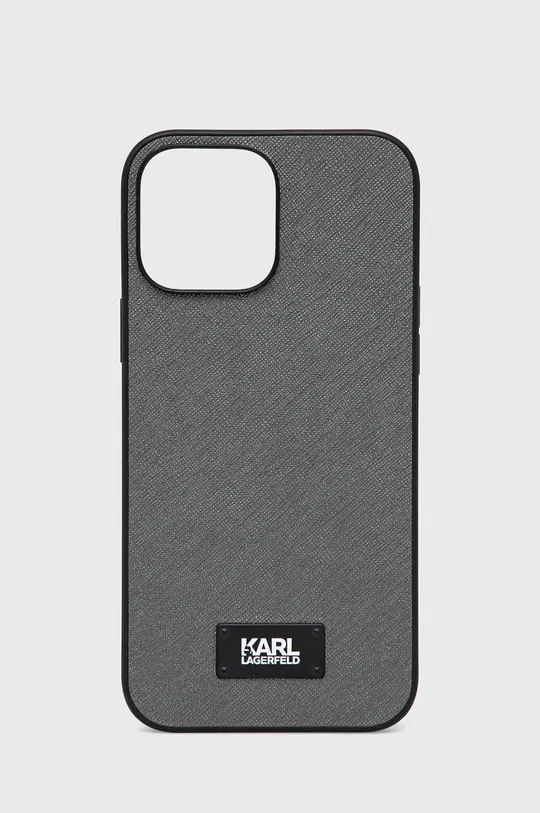 ezüst Karl Lagerfeld telefon tok Iphone 13 Pro Max 6,7'' Uniszex