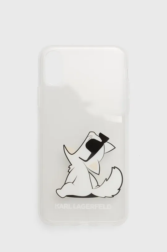 transparentny Karl Lagerfeld etui na telefon iPhone X/Xs Unisex