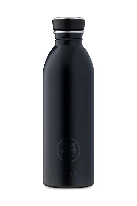 μαύρο 24bottles Θερμικό μπουκάλι Tuxedo 500 ml Unisex