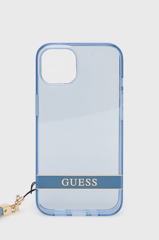 niebieski Guess etui na telefon iPhone 13 6,1'' Unisex