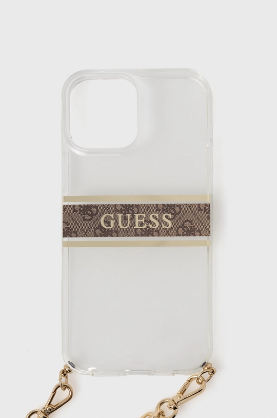 transparentny Guess etui na telefon iPhone 13 Pro Max 6,7'' Unisex