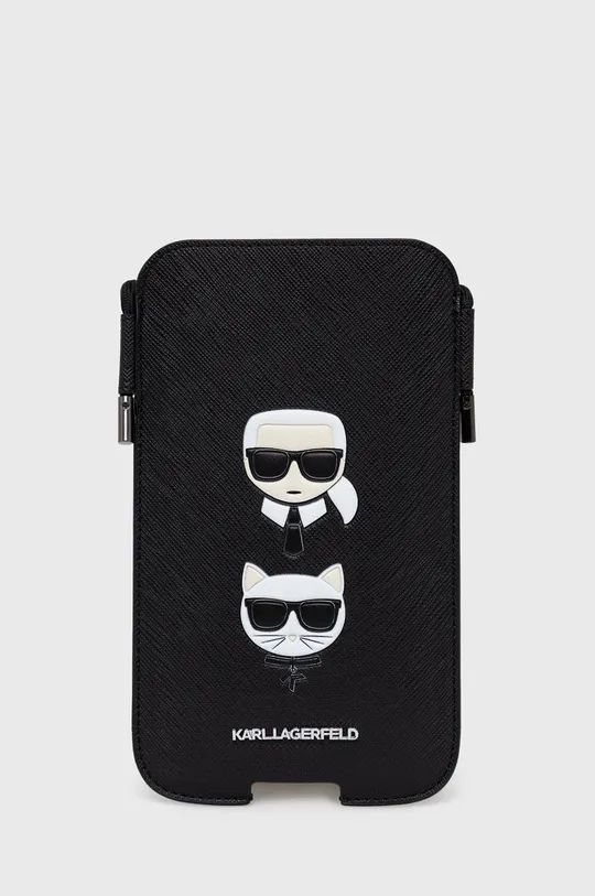 čierna Obal na mobil Karl Lagerfeld 6,1'' Unisex