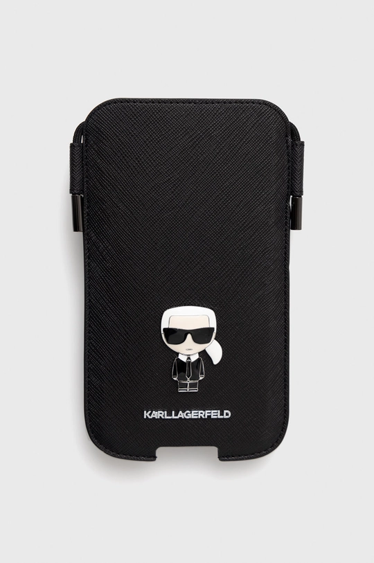 crna Etui za telefon Karl Lagerfeld Pokrowiec Na Telefon 6,1'' Unisex