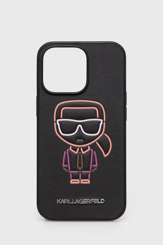 čierna Puzdro na mobil Karl Lagerfeld Iphone 13 Pro 6,1'' Unisex