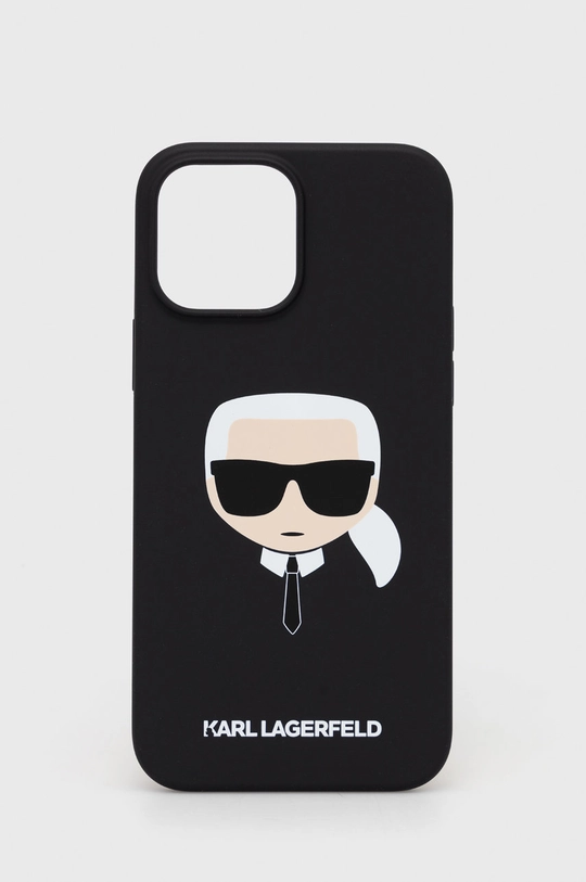 čierna Puzdro na mobil Karl Lagerfeld Iphone 13 Pro Max 6,7'' Unisex